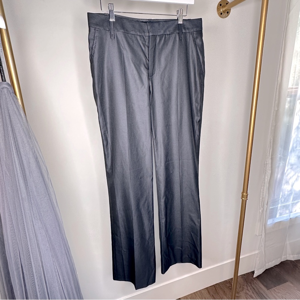 Zara Limited Edition Wool Silk Blend Trouser Dress Pants 8 M